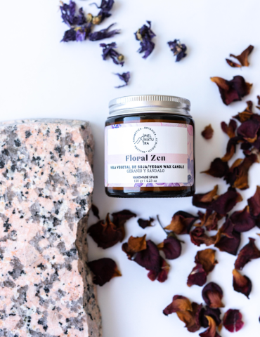Vela Floral Zen